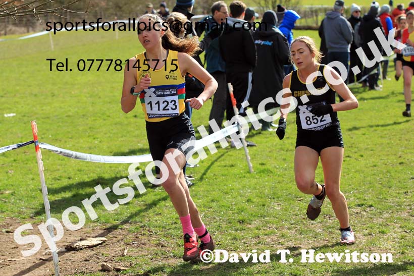 Senior Womens 2022 CAU Inter Counties Cross Country, Prestwold Hall, Loughborough.  Photo: David T. Hewitson/Sports for All Pics